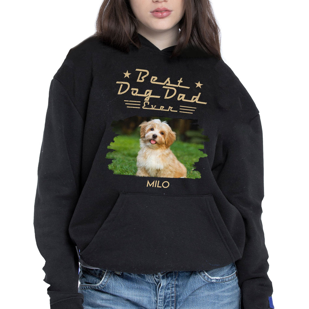 Personalized Dog Dad Shirt Custom Photo Gift for Him Hoodie Shirt GradoCreations