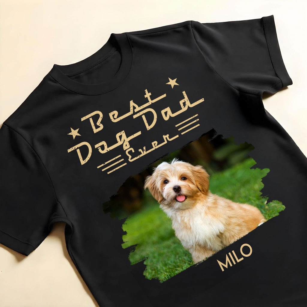 Personalized Dog Dad Shirt Custom Photo Gift for Him Hoodie Shirt GradoCreations
