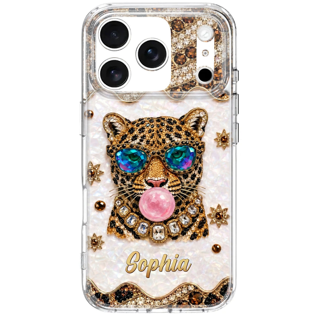 Personalized Clear Phone Case Custom Name Girl Boss Gift