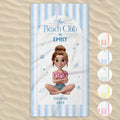 Personalized Beach Towel Custom Name Summer Gift for Girls Beach Towels GradoCreations