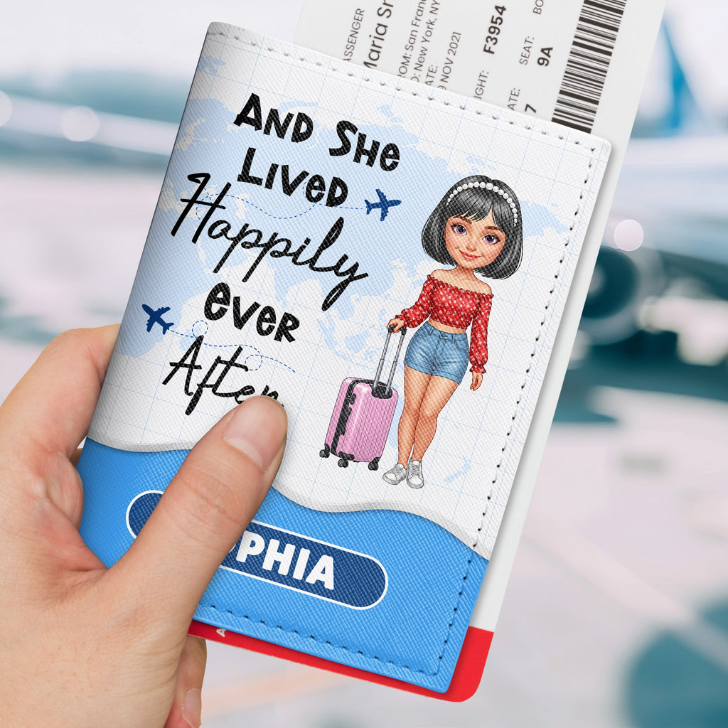 Personalized Passport Cover Custom Name Travel Accessory Passport Holder GradoCreations