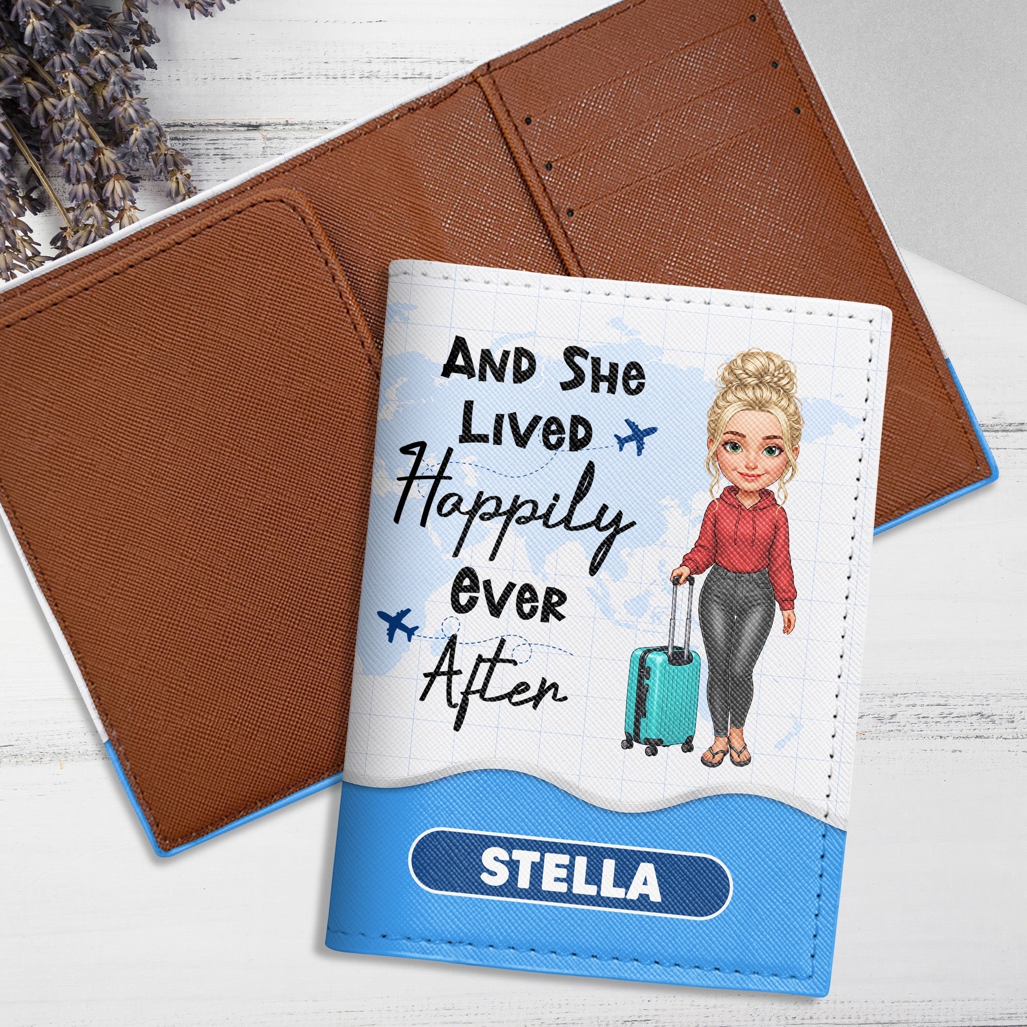 Personalized Passport Cover Custom Name Travel Accessory Passport Holder GradoCreations