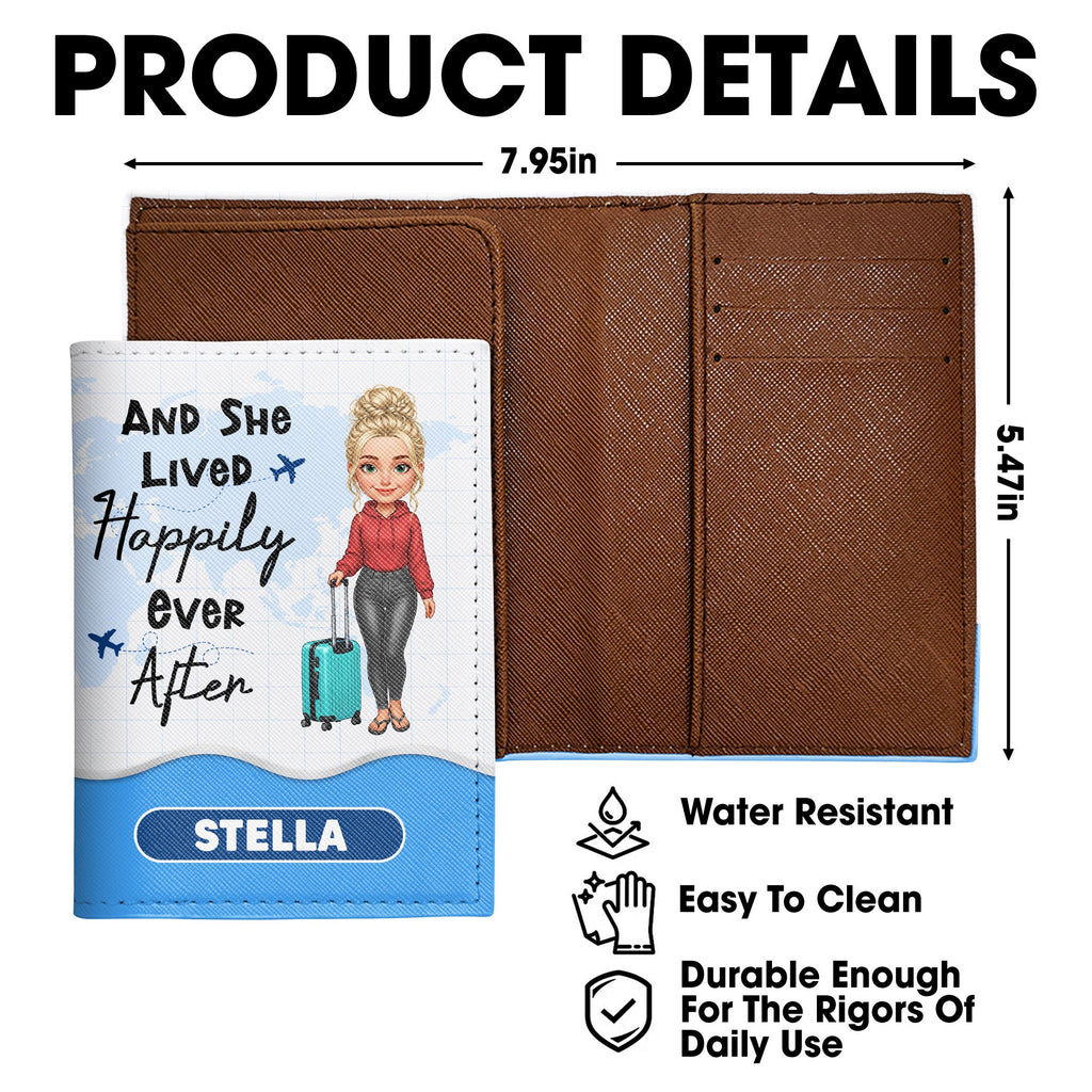 Personalized Passport Cover Custom Name Travel Accessory Passport Holder GradoCreations