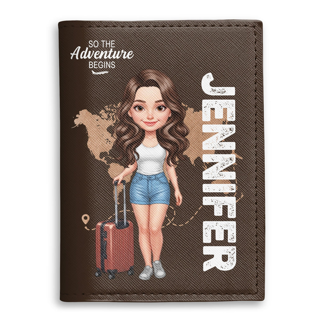 Personalized Travel Passport Holder Custom Name for Girls Passport Holder GradoCreations