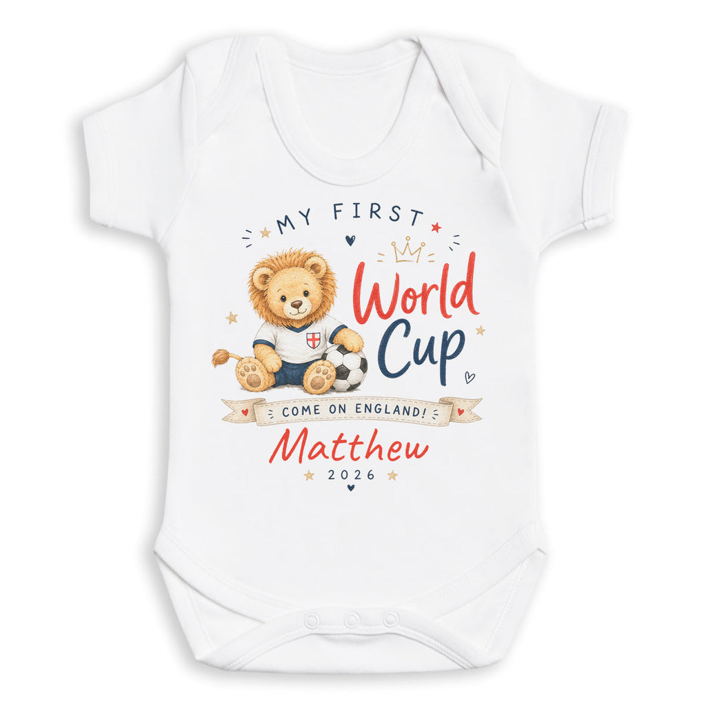 Personalized Baby Jersey Bodysuit My First World Cup Gift for New Parents