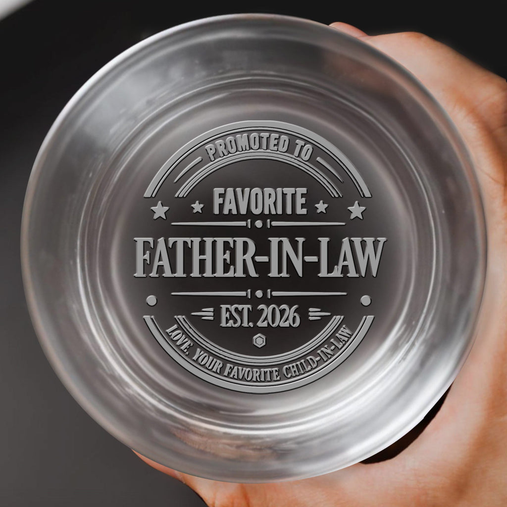 Personalized Engraved Whiskey Glass Gift for Father-in-Law Whiskey Glass GradoCreations