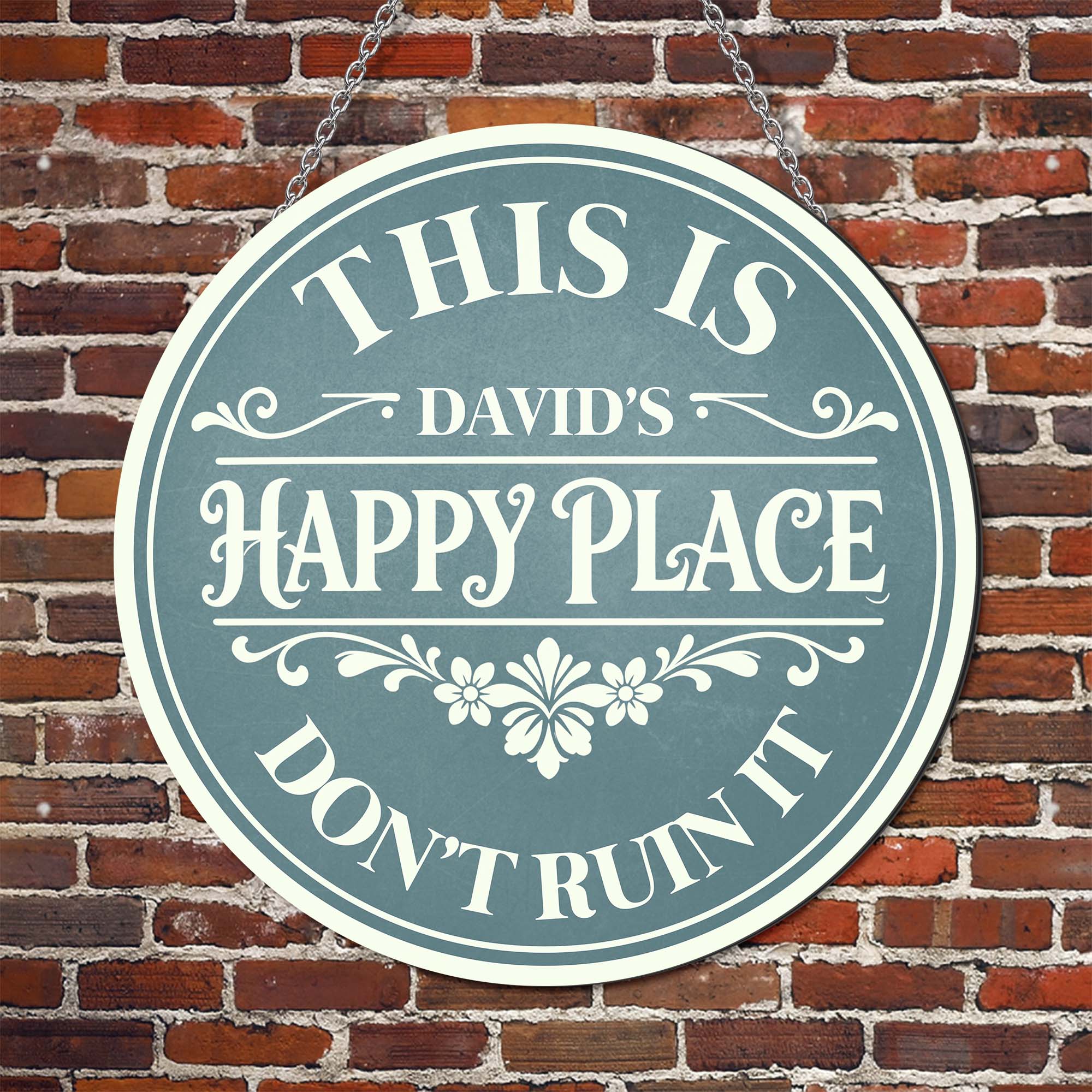 Personalized Custom Shaped Metal Sign Family Gift Decor