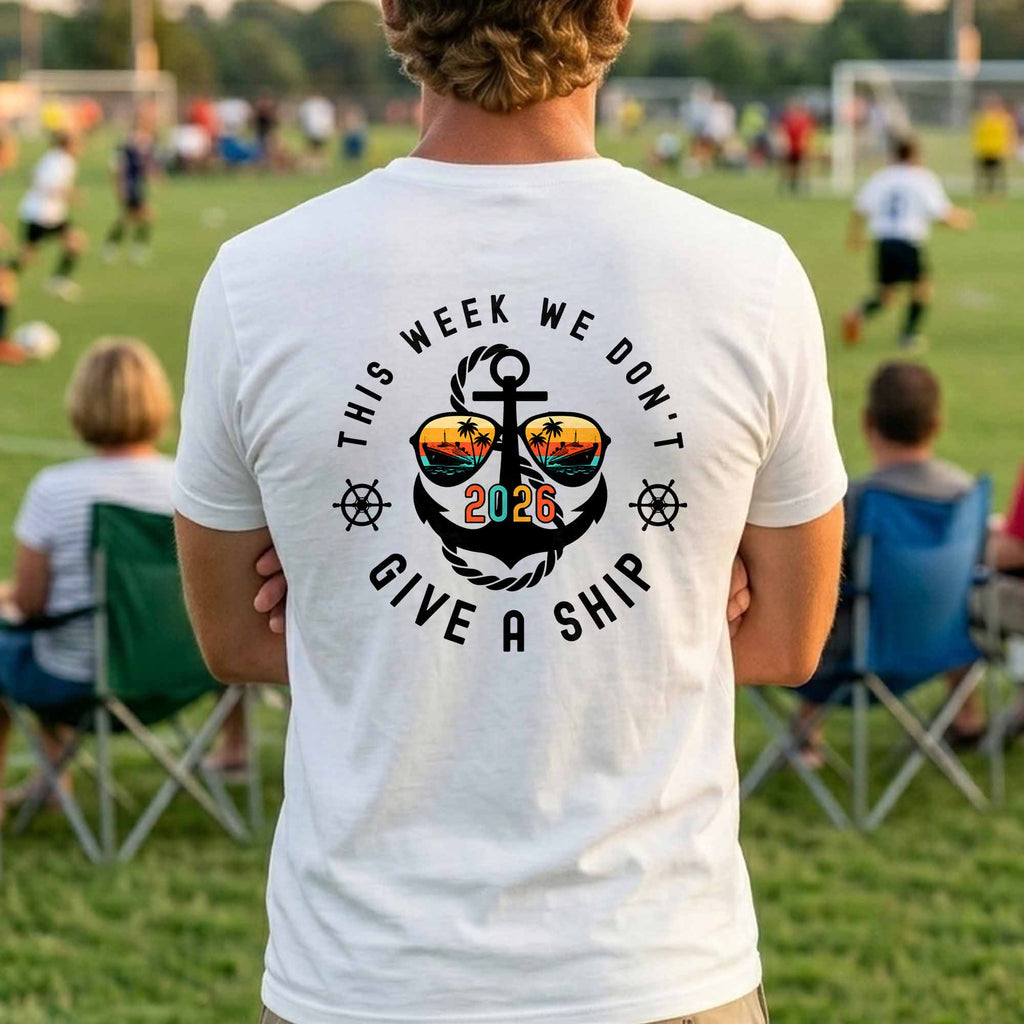 Personalized Custom T-Shirt Anchor Design Gift for Couples T-Shirt Font and Back GradoCreations