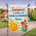 Personalized Double-Sided Garden Flag for Grandparents House Gift
