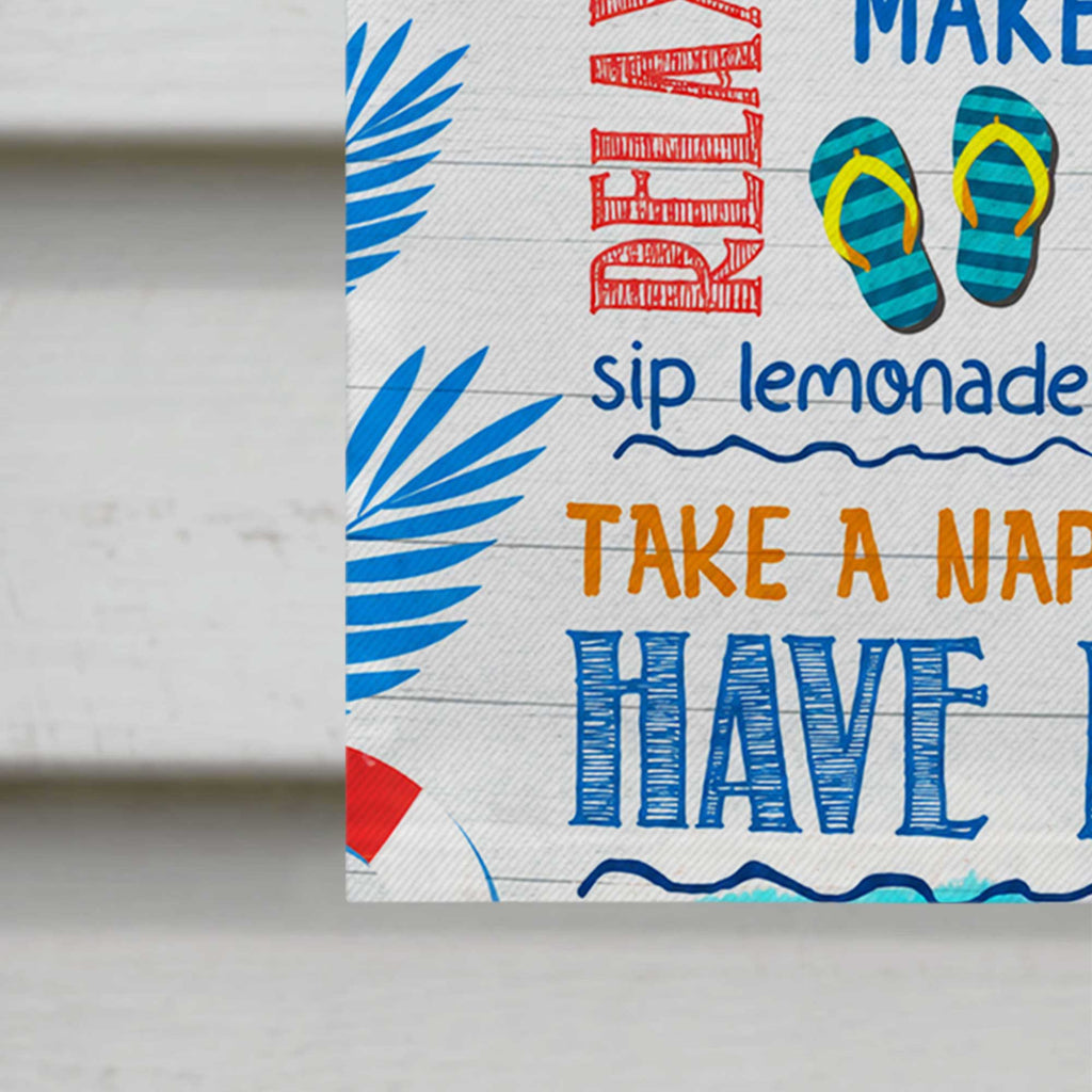 Personalized Garden Flag Custom Family Name Summer Decor Garden Flag GradoCreations