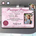Personalized Car Visor Clip Custom Name Crown Gift for Daughter Car Visor Clip GradoCreations