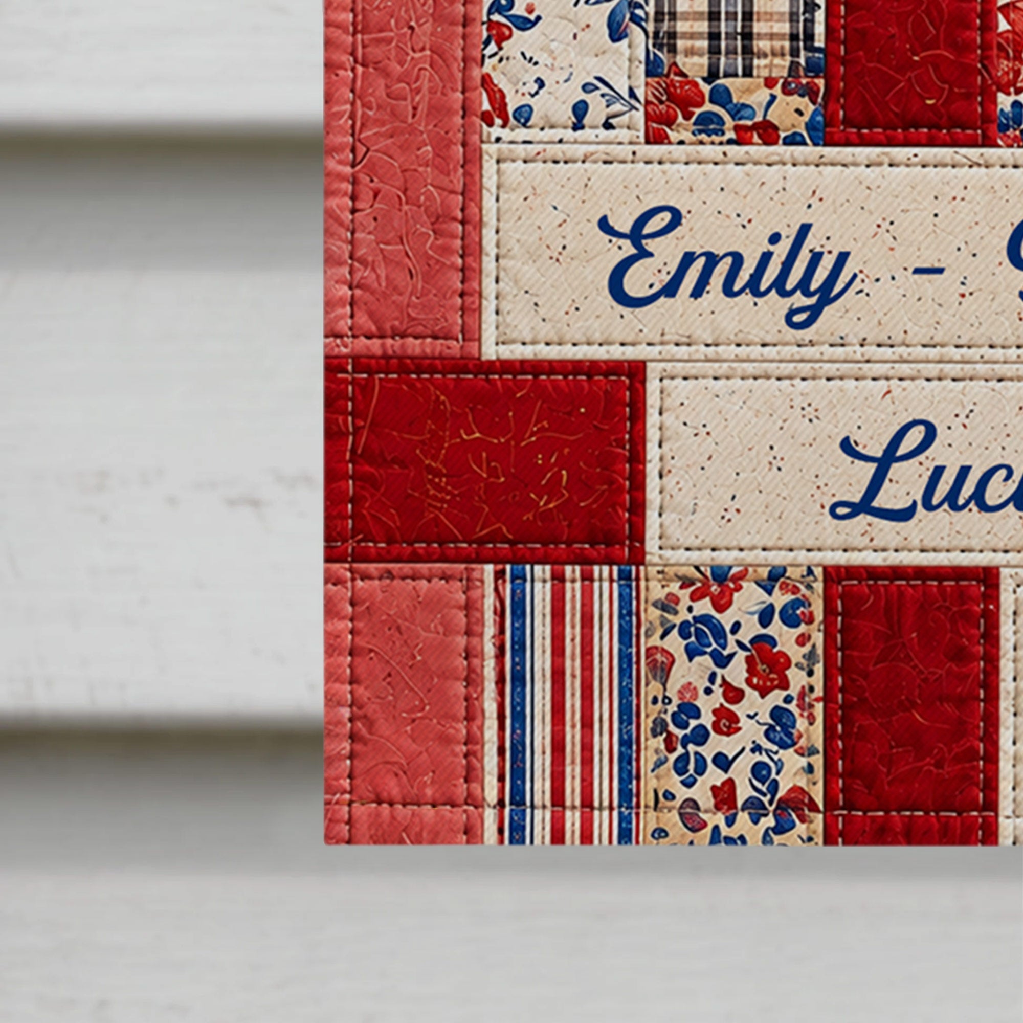 Personalized Double-Sided Garden Flag Custom Family Name 4th of July Gift Garden Flag GradoCreations
