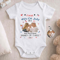 Personalized 4th of July Baby Onesie Custom Photo Gift for Family Baby Onesie GradoCreations