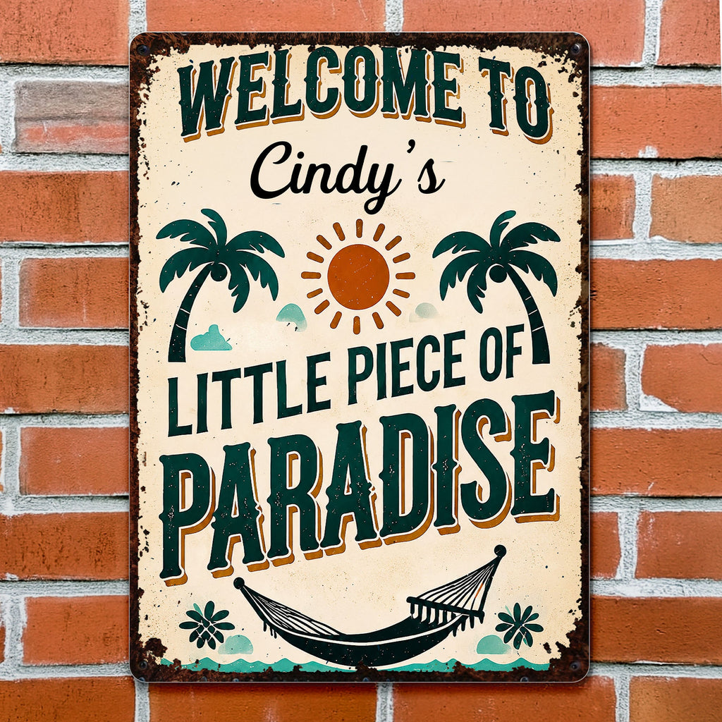 Personalized Metal Sign Custom Family Name Gift for Home Decor Metal Sign GradoCreations