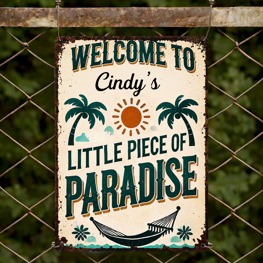 Personalized Metal Sign Custom Family Name Gift for Home Decor Metal Sign GradoCreations