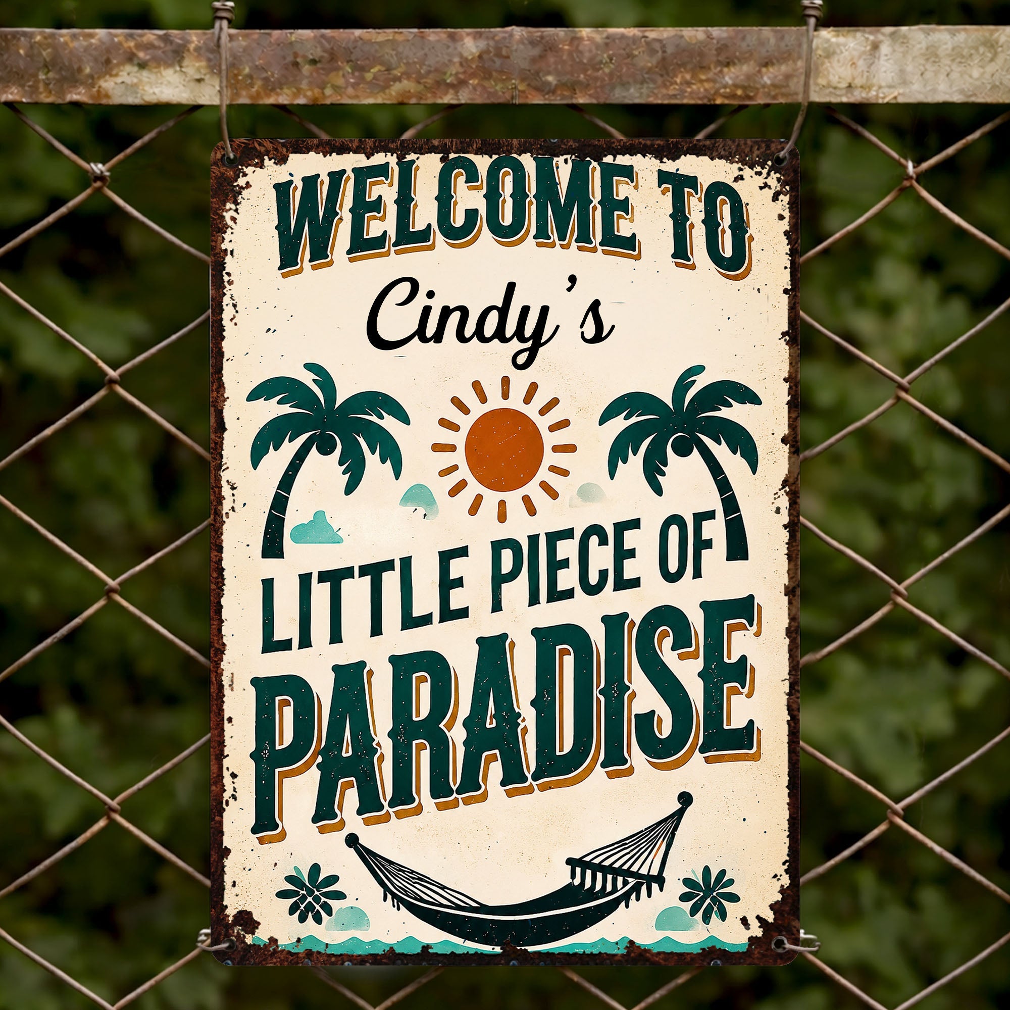 Personalized Metal Sign Custom Family Name Gift for Home Decor Metal Sign GradoCreations