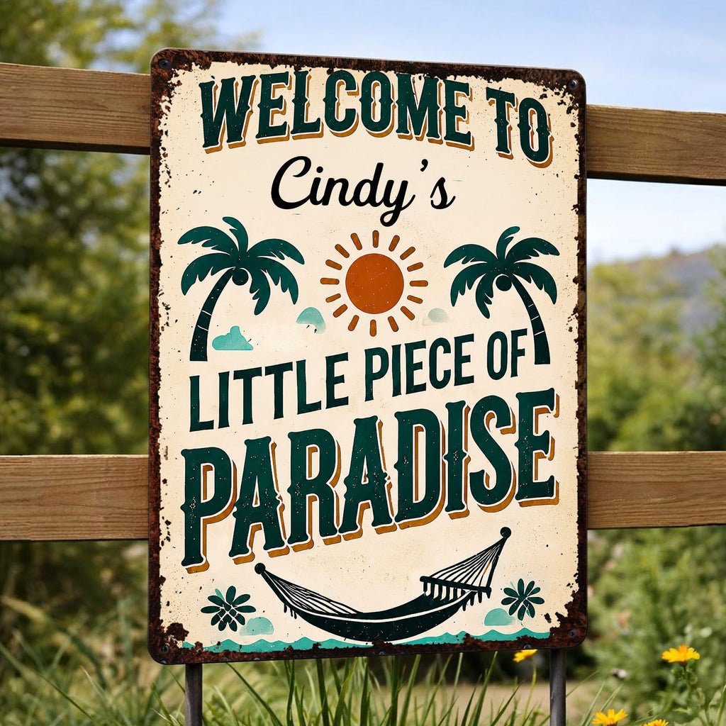 Personalized Metal Sign Custom Family Name Gift for Home Decor Metal Sign GradoCreations