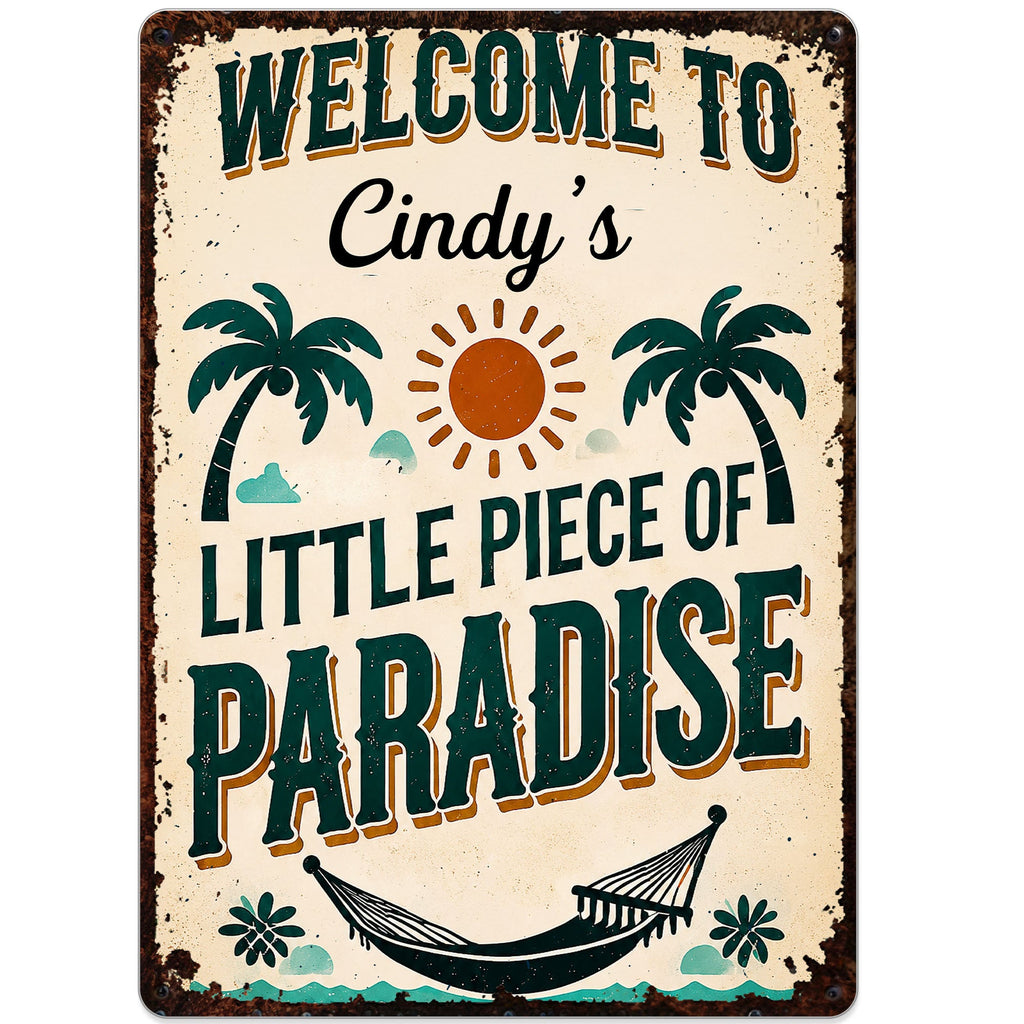 Personalized Metal Sign Custom Family Name Gift for Home Decor Metal Sign GradoCreations