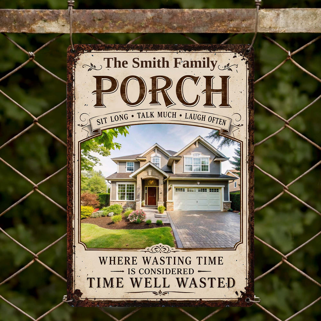 Personalized Metal Sign Custom Family Decor Gift for Home