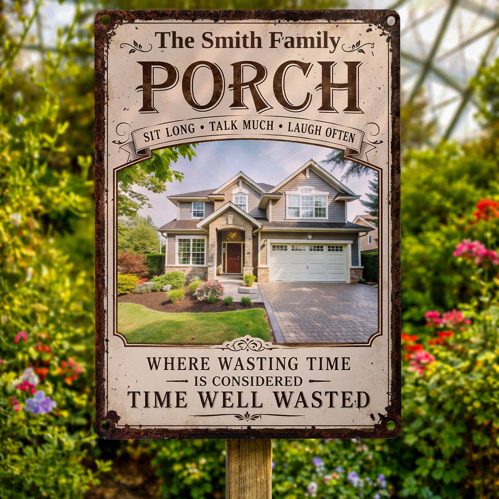 Personalized Metal Sign Custom Family Decor Gift for Home