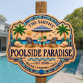 Personalized Custom Wood Sign for Beach Lovers - Family Gift Wood Sign GradoCreations