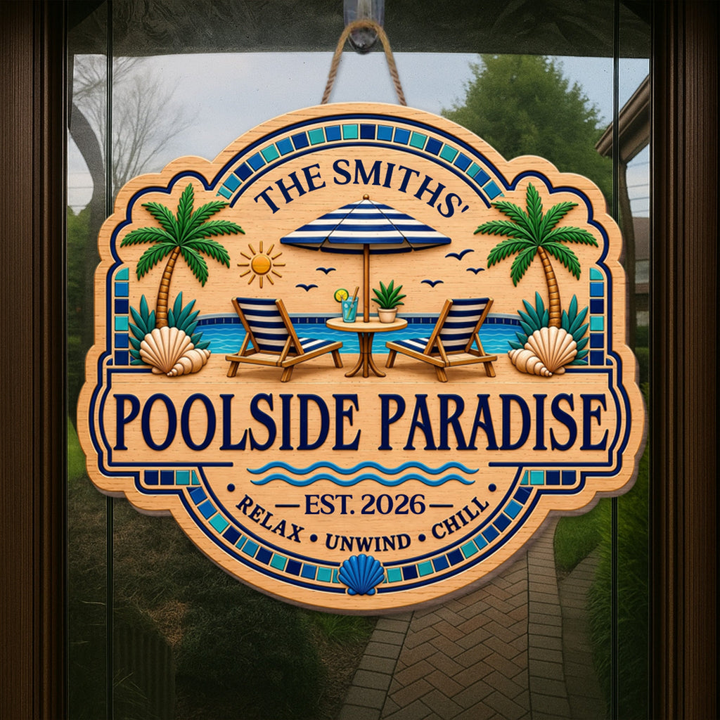 Personalized Custom Wood Sign for Beach Lovers - Family Gift Wood Sign GradoCreations