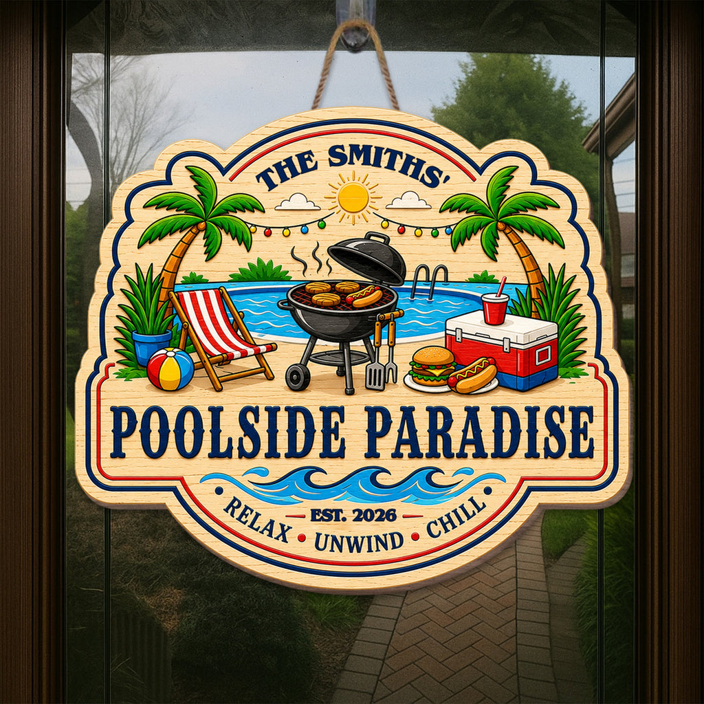 Personalized Custom Shaped Wood Sign for Beach Lovers Gift Wood Sign GradoCreations