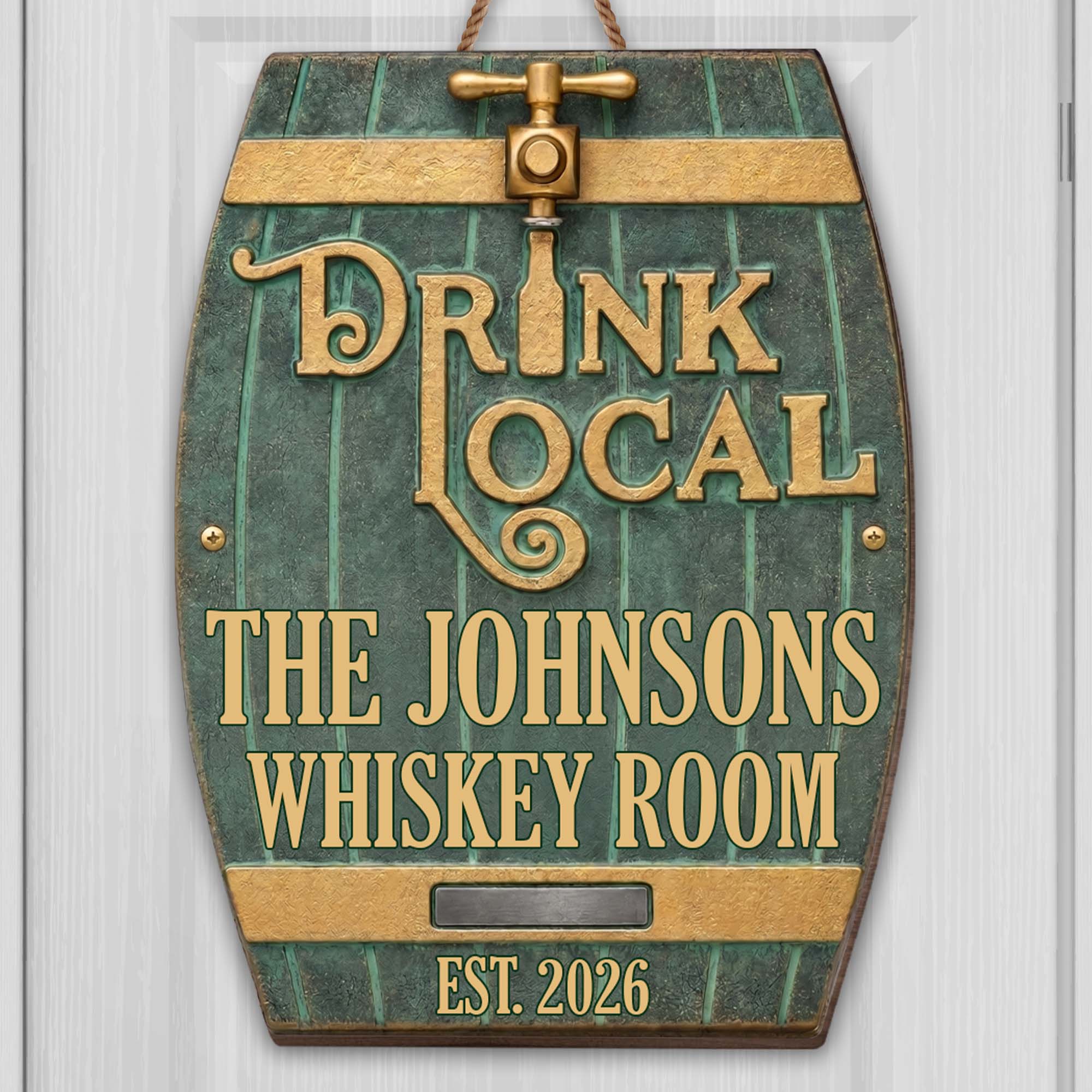 Personalized Custom Shape Wood Sign for Whiskey Lovers Wood Sign GradoCreations