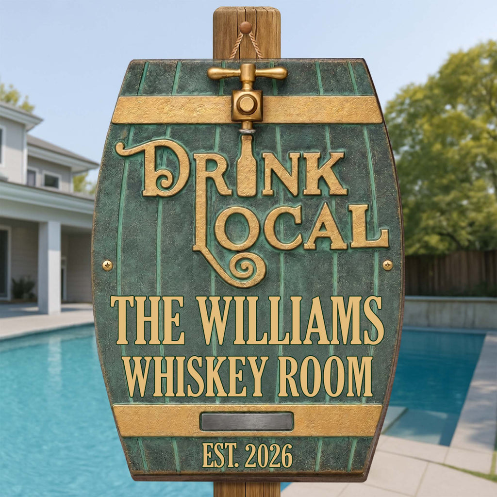 Personalized Custom Shape Wood Sign for Whiskey Lovers Wood Sign GradoCreations
