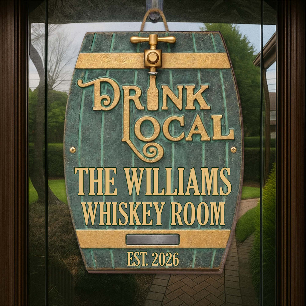 Personalized Custom Shape Wood Sign for Whiskey Lovers Wood Sign GradoCreations