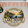 Personalized Custom Lake House Doormat Unique Cabin Gift Doormat GradoCreations