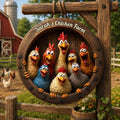 Personalized Custom Shaped Wood Sign for Chicken Lovers Gift Wood Sign GradoCreations