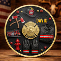 Personalized Firefighter Courage Commemorative Coin Custom Gift Commemorative Coin GradoCreations