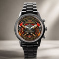 Personalized Firefighter Men's Watch Custom Name Gift for Dad