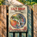 Personalized Metal Sign Custom Name Bass Fishing Gift Idea Metal Sign GradoCreations