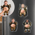 Personalized Squishy Acrylic Fridge Magnet Fishing Gift for Dad Squishy Acrylic Fridge Magnet GradoCreations