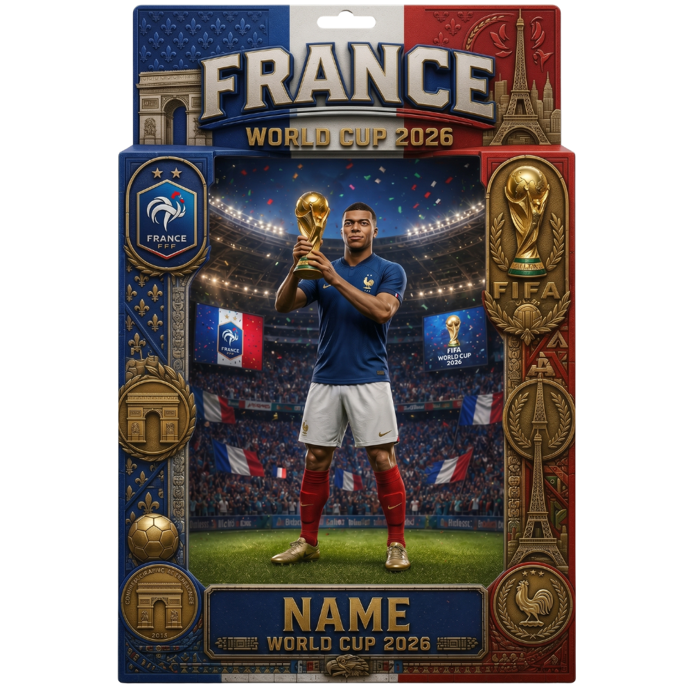 Personalized Acrylic Plaque for Soccer Fans - Custom Nation Gift