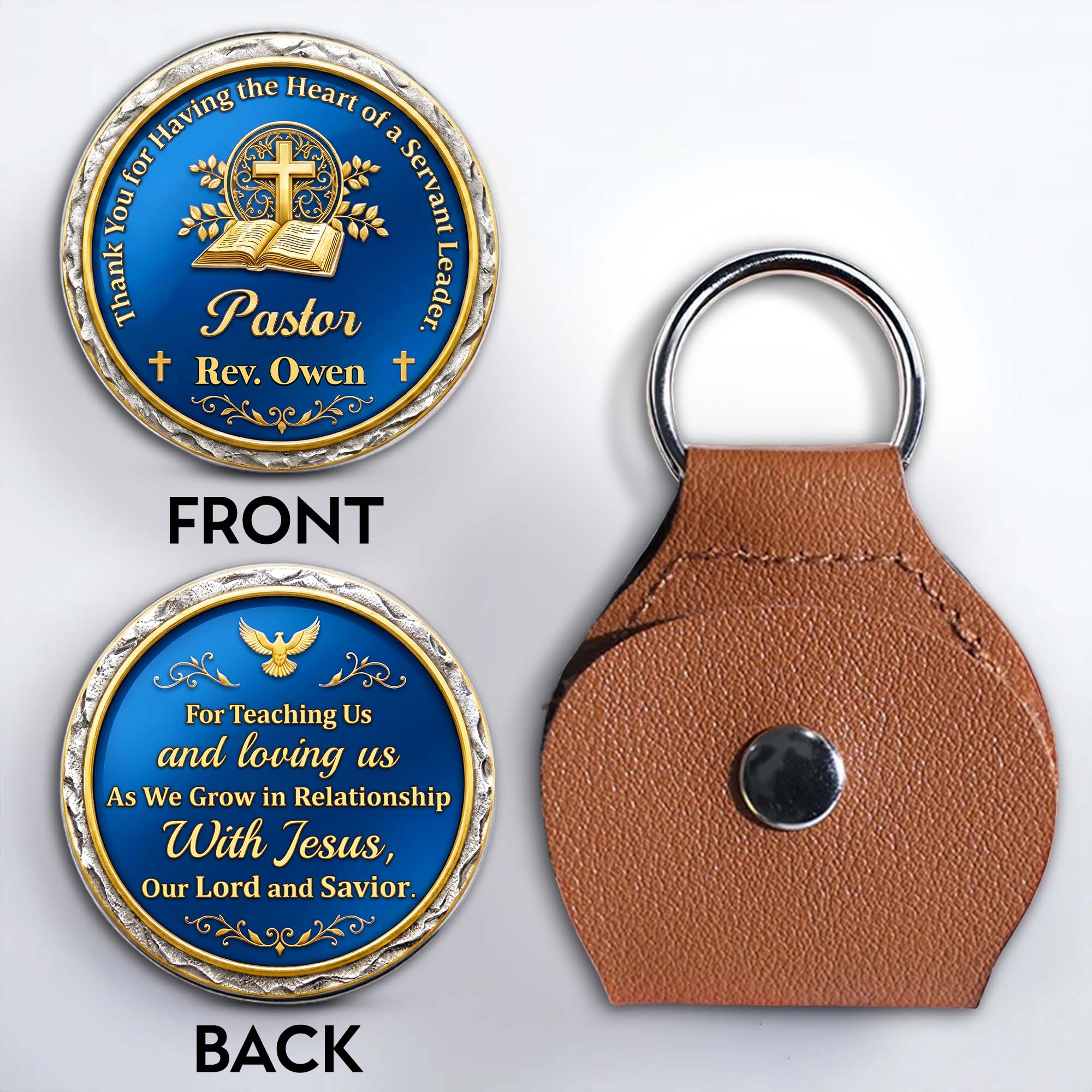 Personalized Pocket Hug Custom Message Gift for Christian Believers Pocket Hug GradoCreations