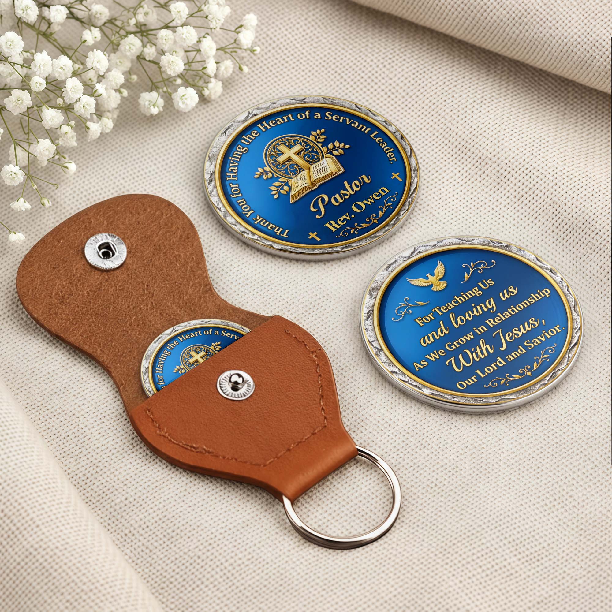 Personalized Pocket Hug Custom Message Gift for Christian Believers Pocket Hug GradoCreations