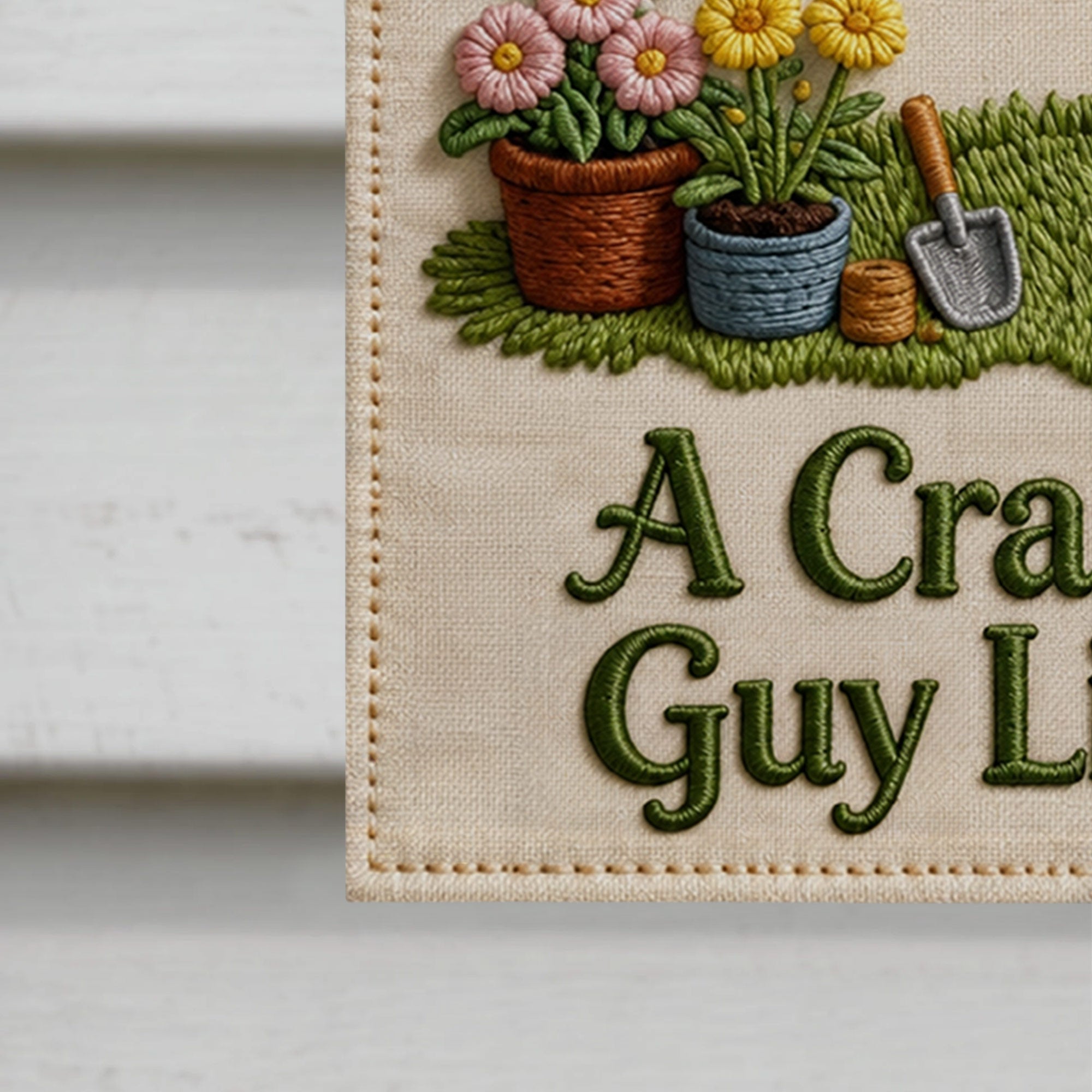 Personalized Garden Flag Custom Text for Plant Lovers