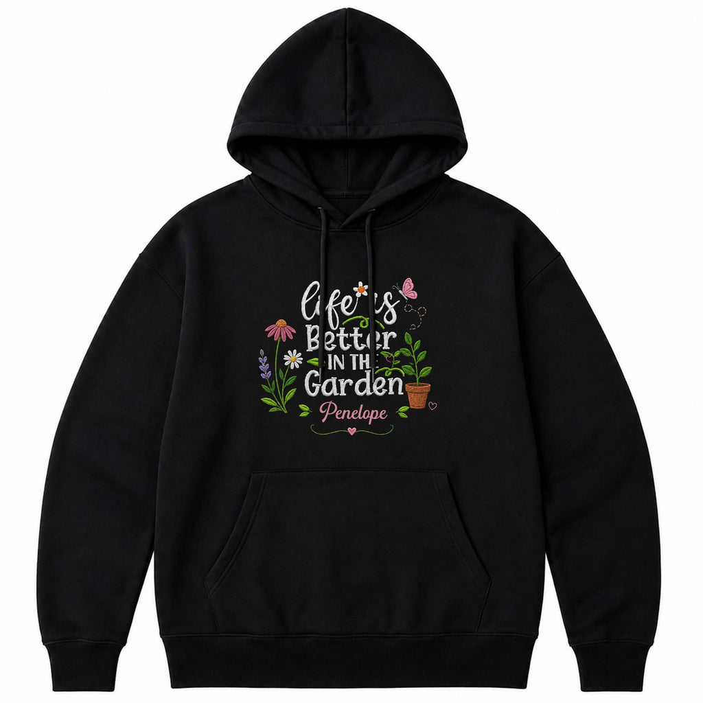 Personalized Unisex T-Shirt & Hoodie Life in the Garden Gift for Mom Shirt GradoCreations