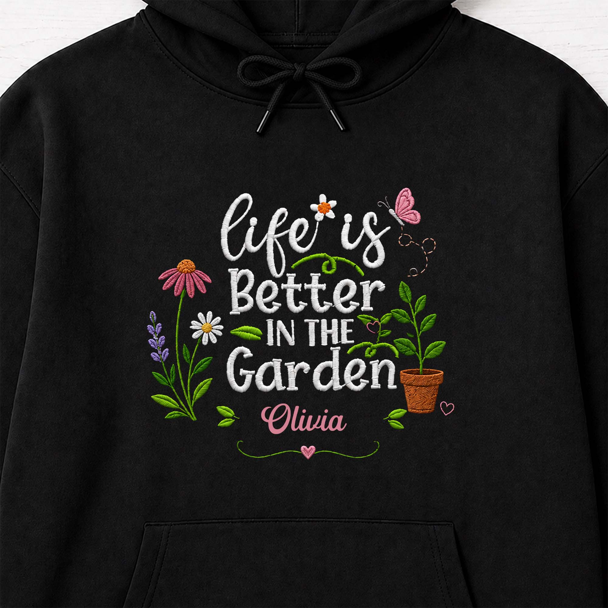Personalized Unisex T-Shirt & Hoodie Life in the Garden Gift for Mom Shirt GradoCreations