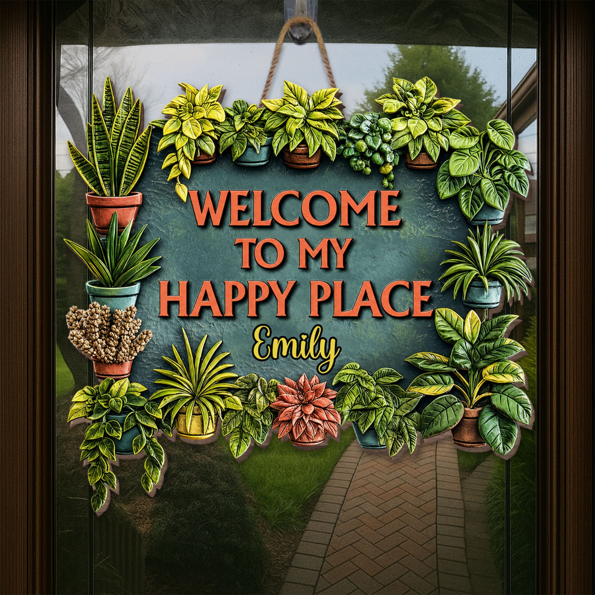 Personalized Custom Wood Sign for Gardening Lovers Gift