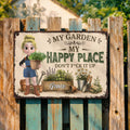 Personalized Metal Garden Sign Custom Name Gift for Mom Metal Sign GradoCreations