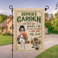 Personalized Double-Sided Garden Flag Custom Name Gift for Mom