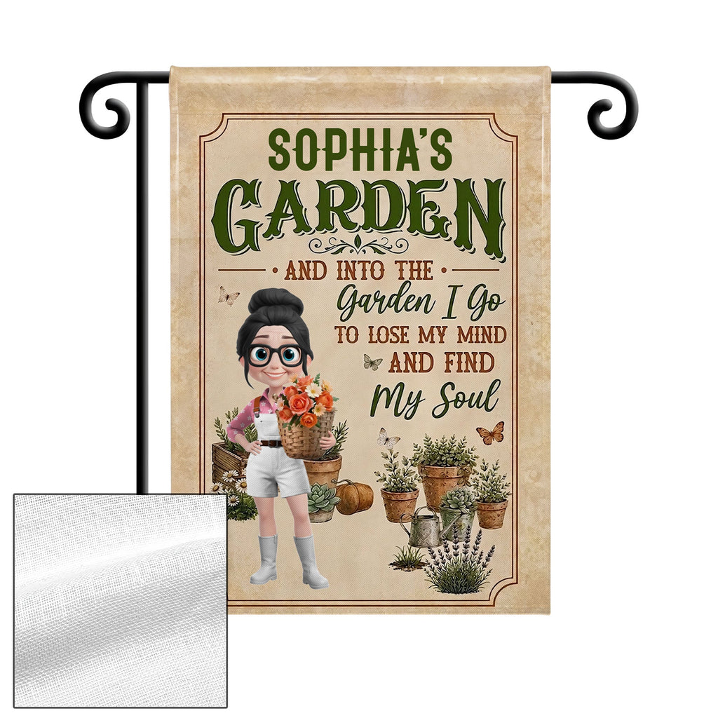 Personalized Double-Sided Garden Flag Custom Name Gift for Mom