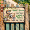 Personalized Metal Sign Custom Name Garden Gift for Mom Metal Sign GradoCreations