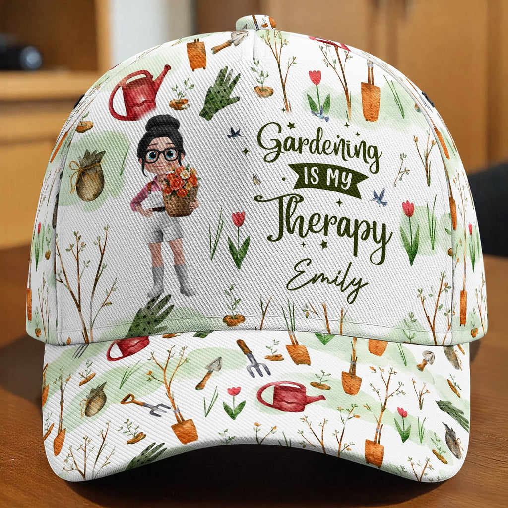 Personalized Classic Cap Gardening Tools Custom Name Gift for Her Classic Cap GradoCreations