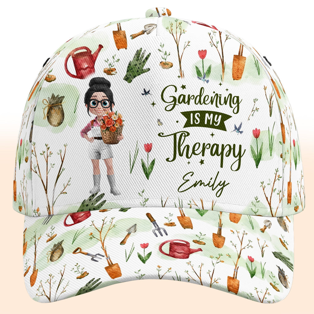 Personalized Classic Cap Gardening Tools Custom Name Gift for Her Classic Cap GradoCreations