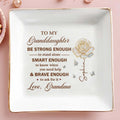Personalized Jewelry Dish Custom Name Granddaughter Gift Jewelry Dish GradoCreations